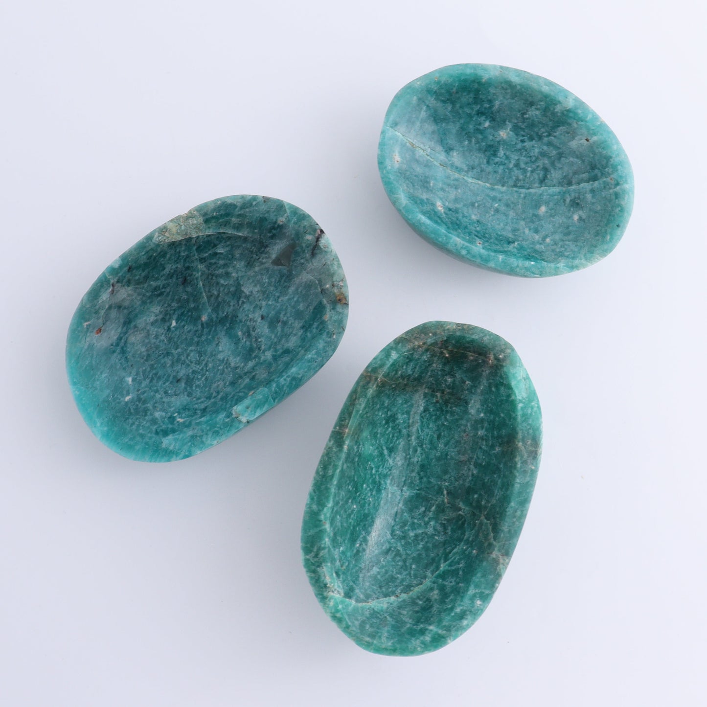 Amazonite Bowls Set of 8 - Expert Wholesale and Supplier of Wholesale Crystals & Bulk Gemstones, ["Amazonite","Bowls","Madagascar"]