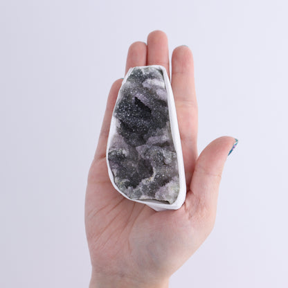 Uruguay Amethyst Clusters with Formations Flat of 14 - Expert Wholesale and Supplier of Wholesale Crystals & Bulk Gemstones, ["Amethyst","Calcite","Clusters","Formations","Uruguay"]