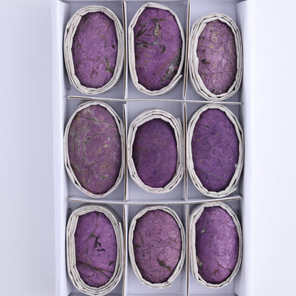 Purpurite Velvet Palm Stones Set of 9