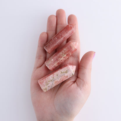 Rhodochrosite Towers Set of 5 - Expert Wholesale and Supplier of Wholesale Crystals & Bulk Gemstones, ["Argentina","Rhodochrosite","Towers"]