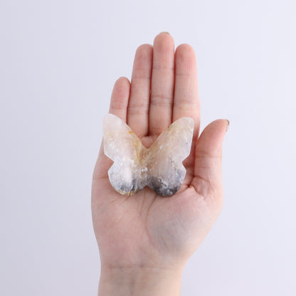 One Pink Plume Agate Butterfly - Expert Wholesale and Supplier of Wholesale Crystals & Bulk Gemstones, ["Agate","Butterflies","Butterfly","Pink Agate","Plume Agate"]
