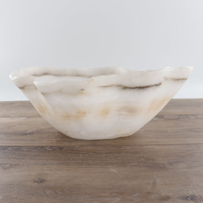 Mexican Onyx/Calcite Bowl 15"