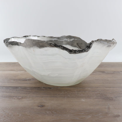 Mexican Onyx/Calcite Bowl 16"