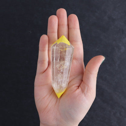 Quartz Faceted Double Points Set of 6