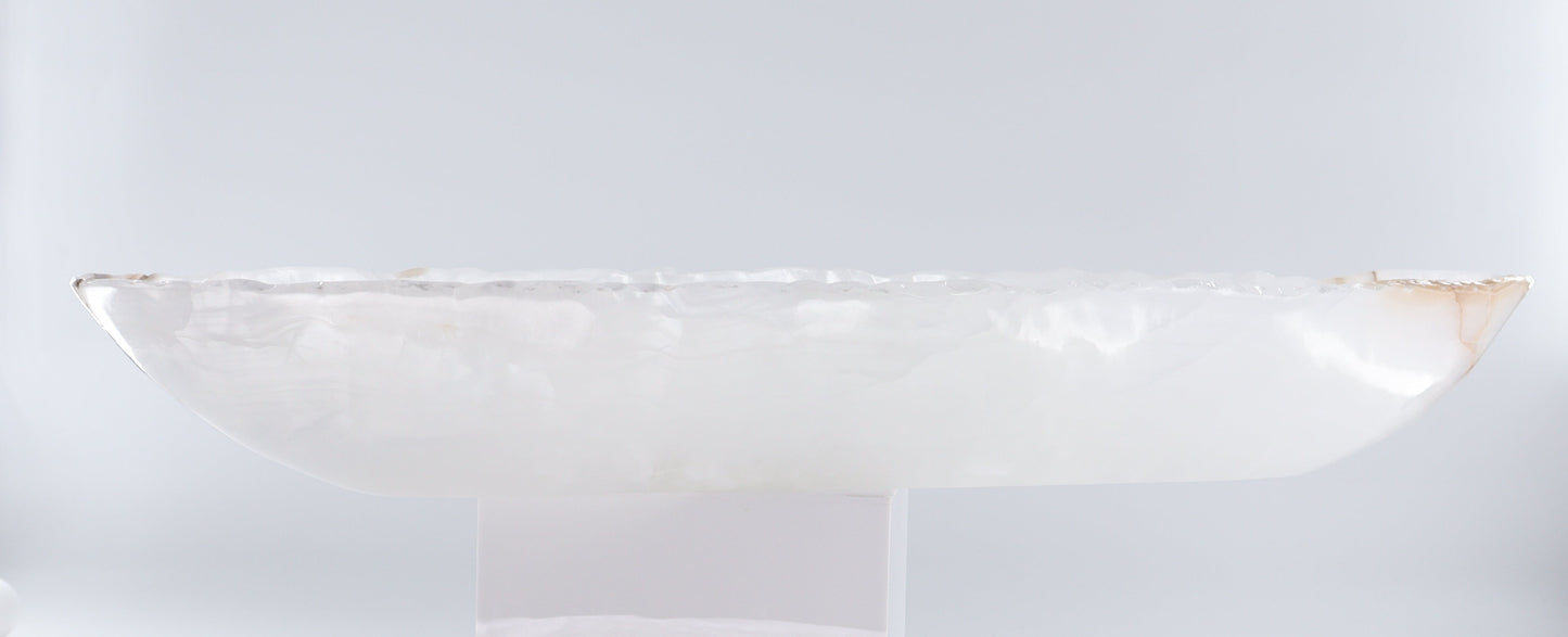 Onyx Canoe Bowl - Expert Wholesale and Supplier of Wholesale Crystals & Bulk Gemstones, ["Bowls","canoe","Mexico","onyx"]