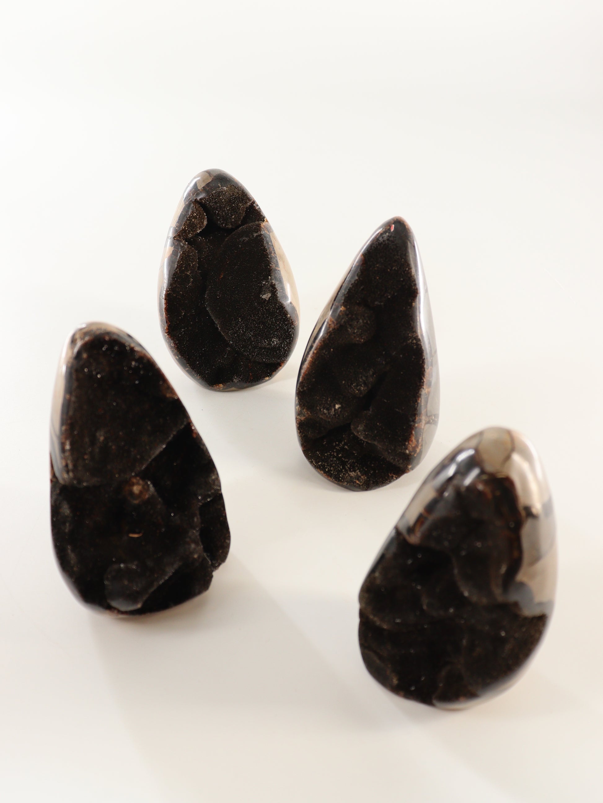 Septarian Cut Bases Set of 4 - Expert Wholesale and Supplier of Wholesale Crystals & Bulk Gemstones, []