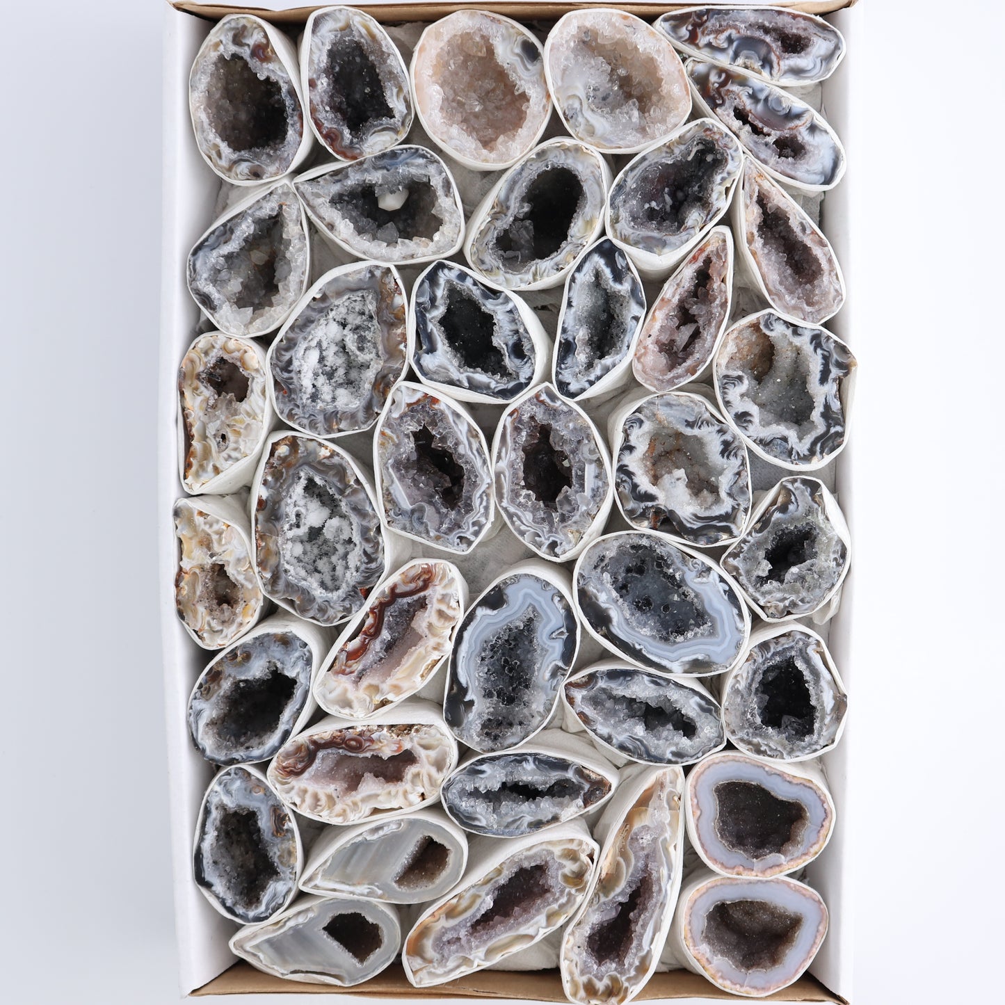 Agate Geodes Flat - Expert Wholesale and Supplier of Wholesale Crystals & Bulk Gemstones, ["Agate","Geodes"]
