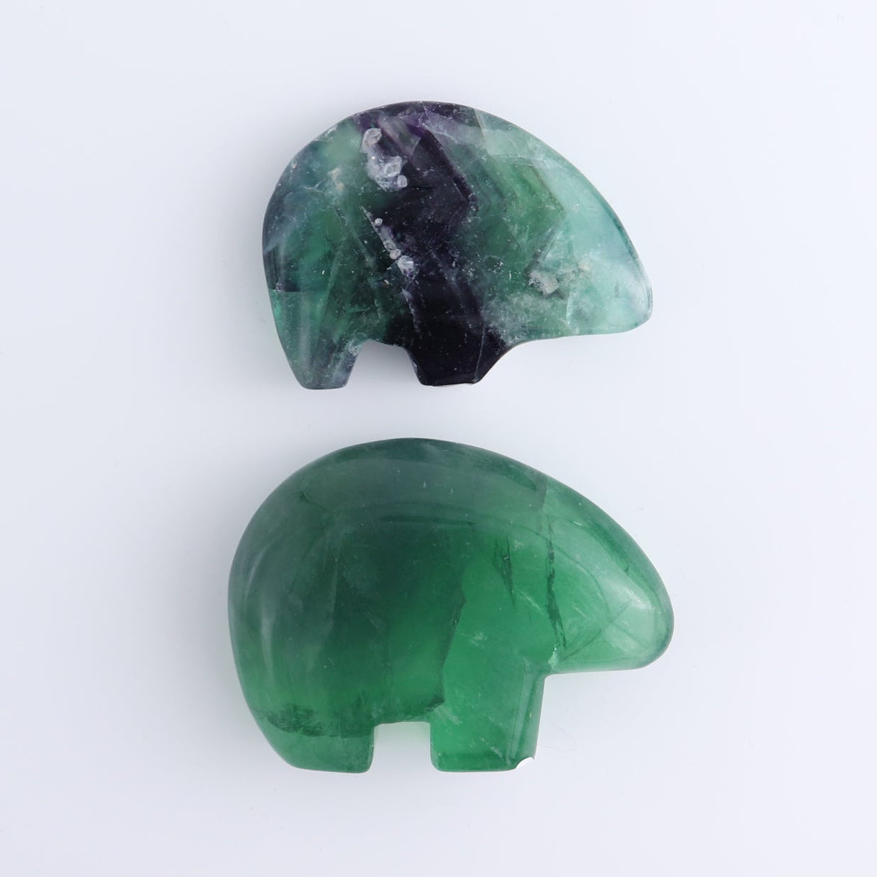 Fluorite Bears set of 6