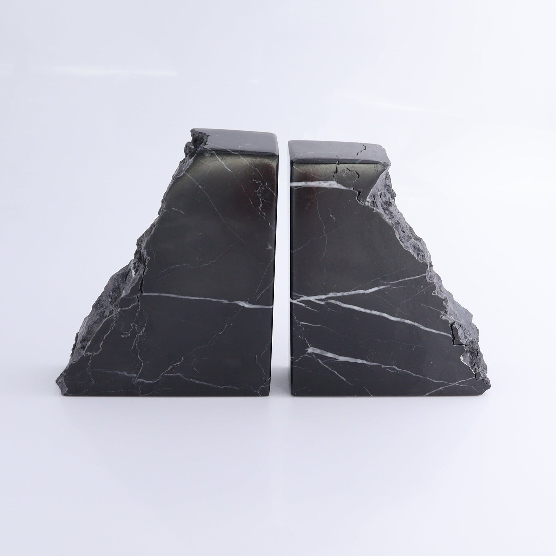 One Pair of Black Marble Rough Bookends - Expert Wholesale and Supplier of Wholesale Crystals & Bulk Gemstones, ["Black Marble","Bookends","Catalog Onyx","Marble","Mexico"]