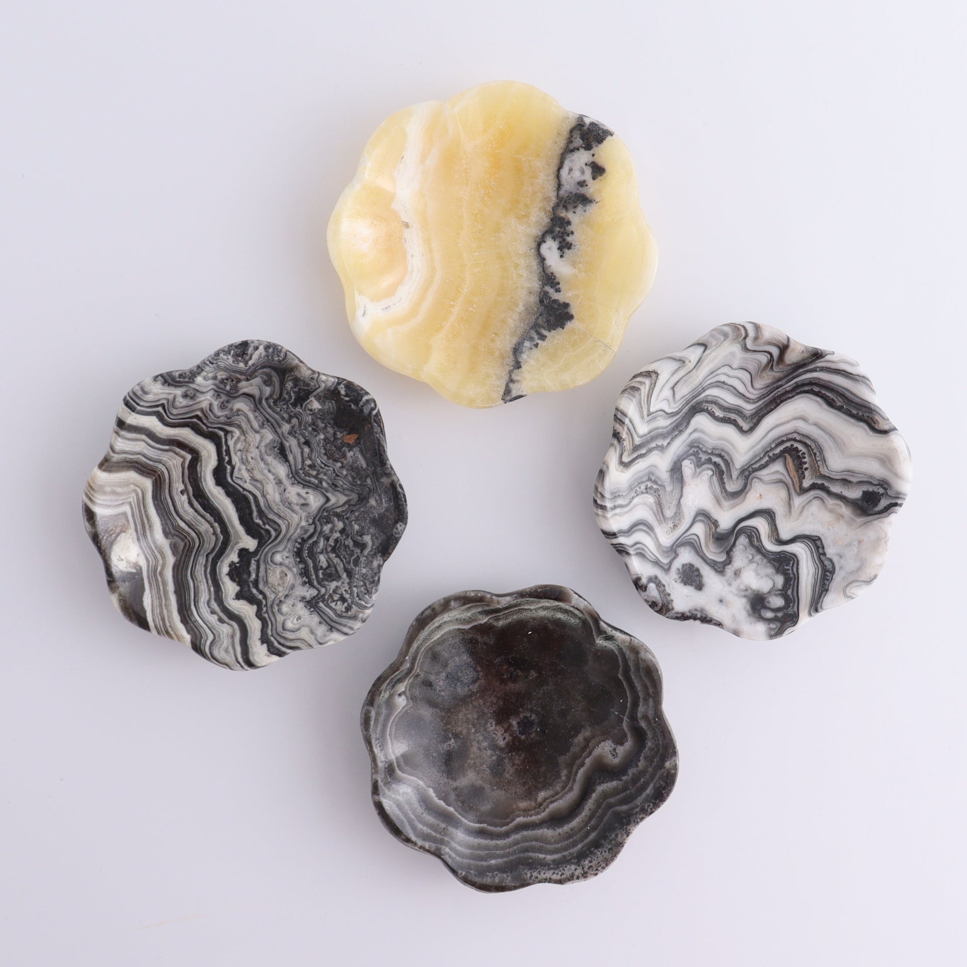 Onyx Margarita Plates Set of 10 - Expert Wholesale and Supplier of Wholesale Crystals & Bulk Gemstones, ["Margarita Plates","Mexico","onyx"]