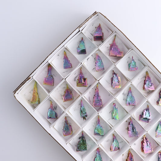 Bismuth Flat of 35 - Expert Wholesale and Supplier of Wholesale Crystals & Bulk Gemstones, ["Bismuth"]