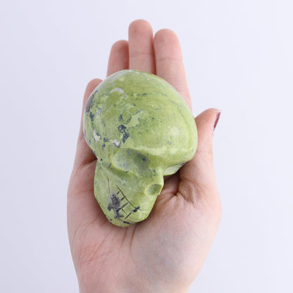 Serpentine Skulls Set of 4