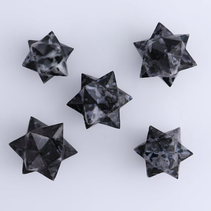 Indigo Gabbro Stars Set of 19 & 1 Cut Base Star - Expert Wholesale and Supplier of Wholesale Crystals & Bulk Gemstones, ["Indigo Gabbro"]