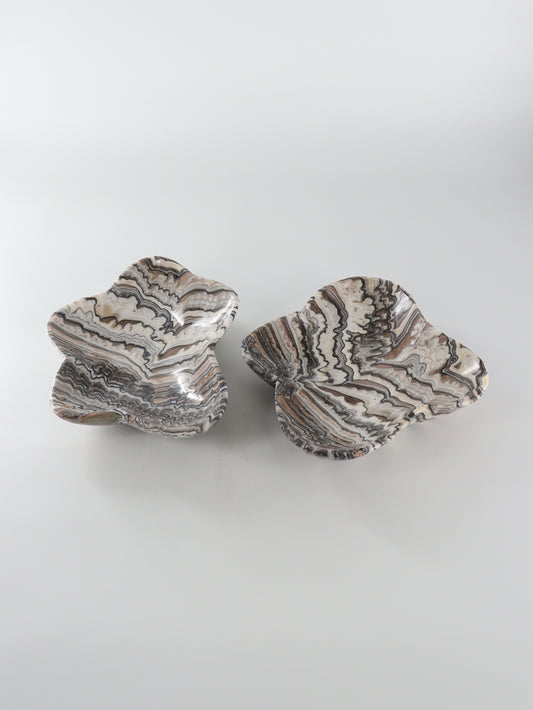Zebra Onyx Bowls Set of 2 - Expert Wholesale and Supplier of Wholesale Crystals & Bulk Gemstones, []