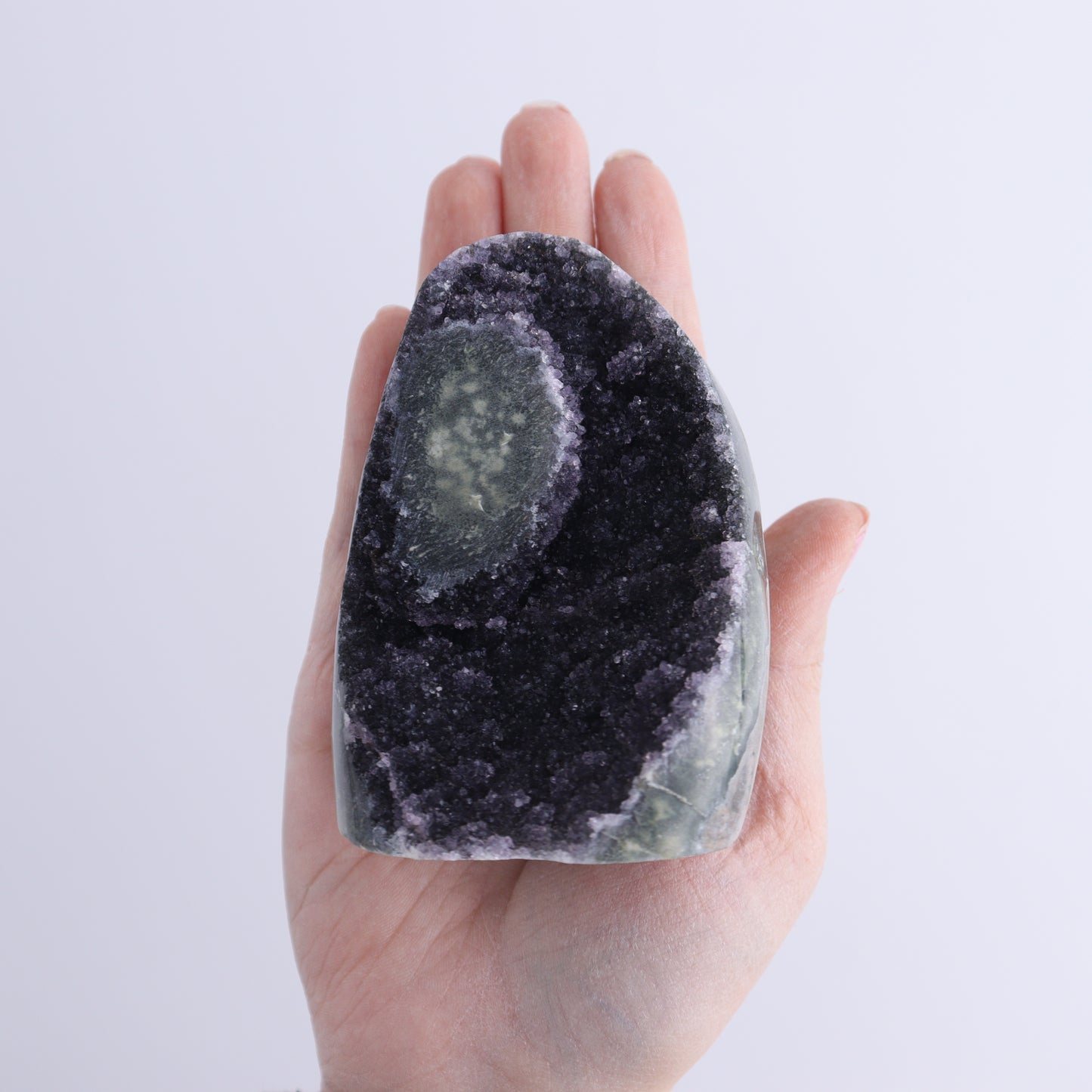 Uruguay Amethyst Cut Base Set of 6 - Expert Wholesale and Supplier of Wholesale Crystals & Bulk Gemstones, ["Amethyst","Cut Base","Uruguay"]