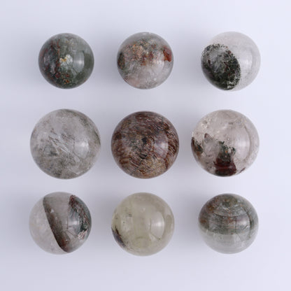 Quartz Spheres Set of 9 - Expert Wholesale and Supplier of Wholesale Crystals & Bulk Gemstones, ["Quartz","Spheres"]