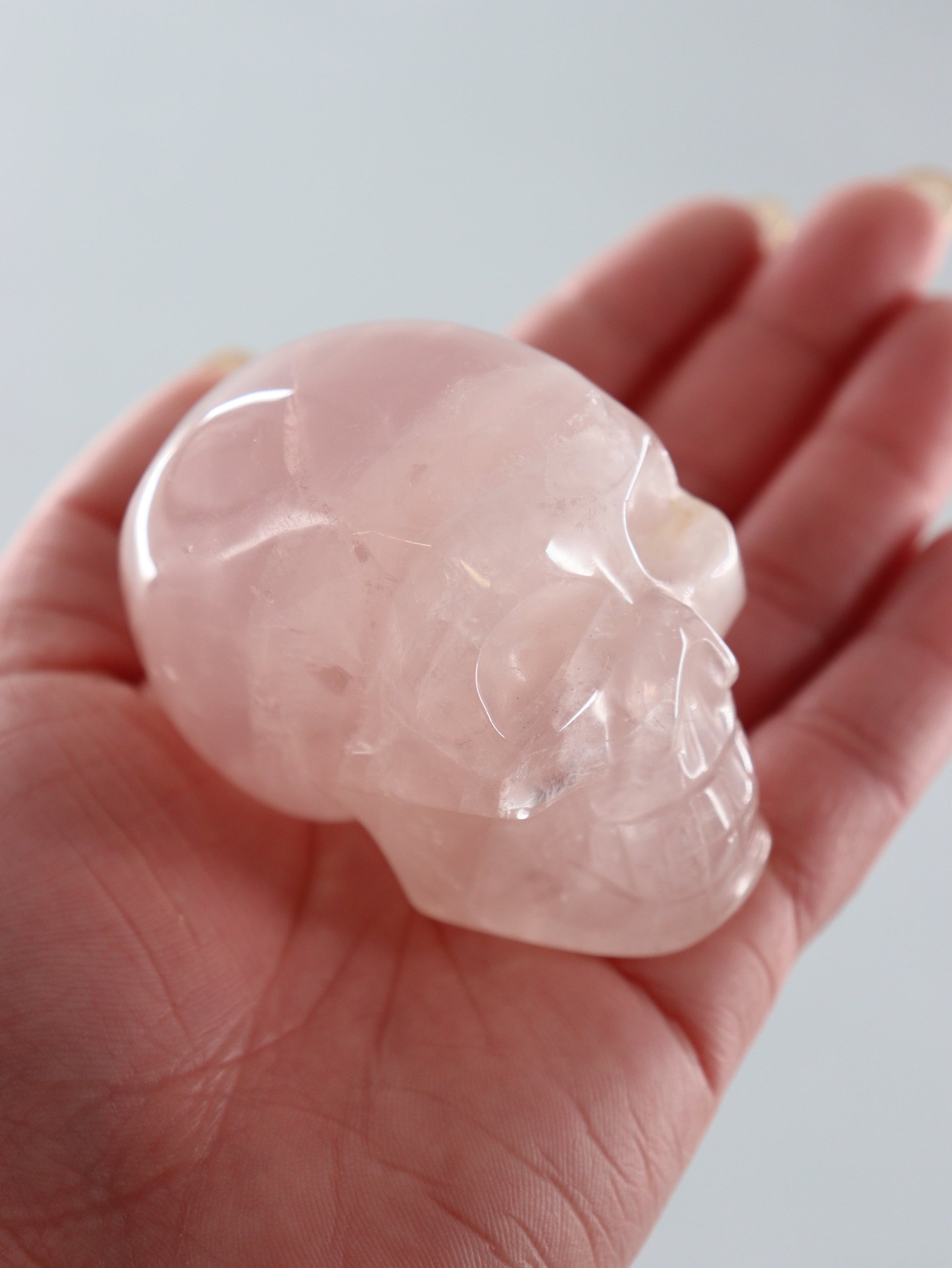Rose Quartz Skulls Set of 4 - Expert Wholesale and Supplier of Wholesale Crystals & Bulk Gemstones, []