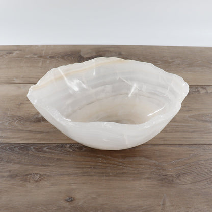 Mexican Onyx/Calcite Bowl 12"