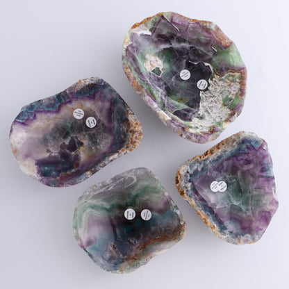 Fluorite Bowls Set of 4 - Expert Wholesale and Supplier of Wholesale Crystals & Bulk Gemstones, ["Bowls","Fluorite","Mexico"]