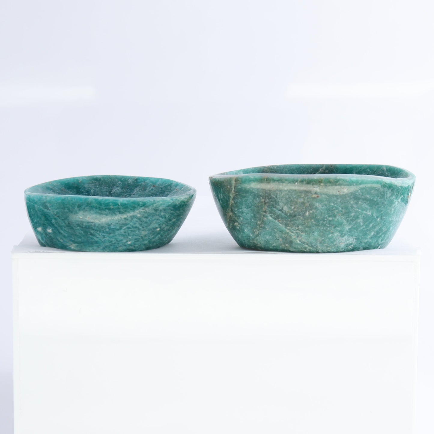 Amazonite Bowls Set of 8 - Expert Wholesale and Supplier of Wholesale Crystals & Bulk Gemstones, ["Amazonite","Bowls","Madagascar"]
