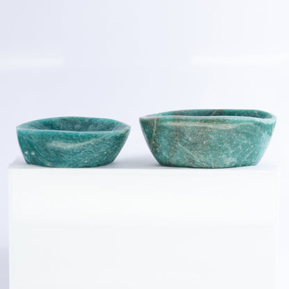 Amazonite Bowls Set of 8 - Expert Wholesale and Supplier of Wholesale Crystals & Bulk Gemstones, ["Amazonite","Bowls","Madagascar"]