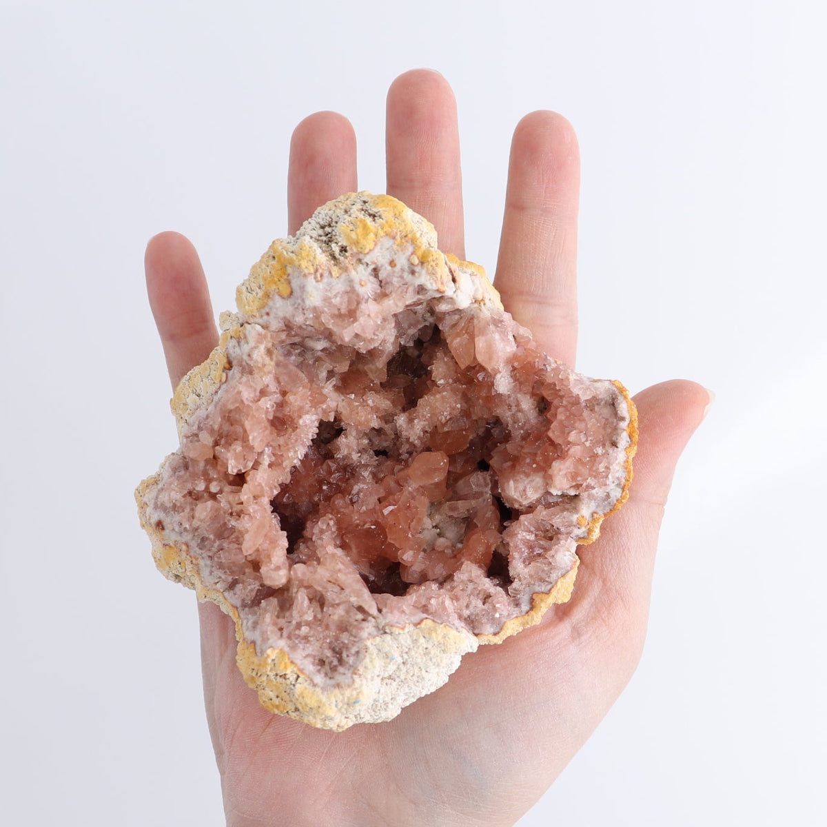 Pink Amethyst Geodes Set of 6