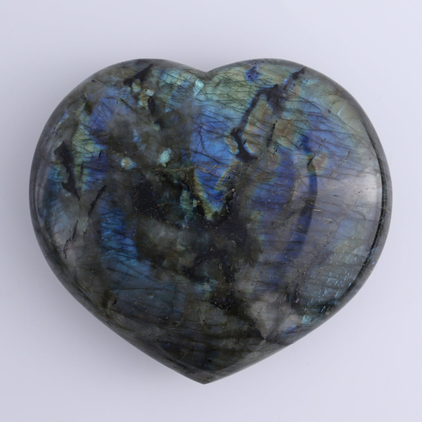 Labradorite Hearts Set of 3 - Expert Wholesale and Supplier of Wholesale Crystals & Bulk Gemstones, ["Hearts","Labradorite","Madagascar"]