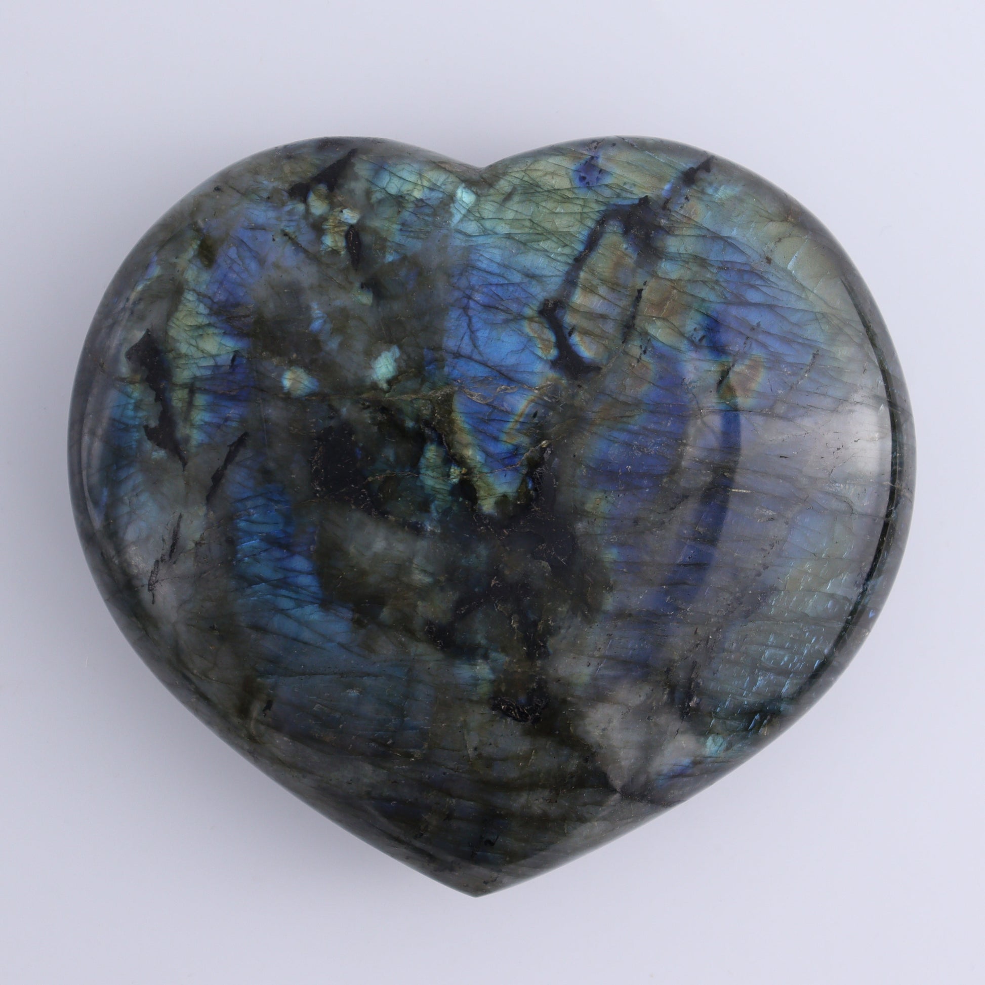 Labradorite Hearts Set of 3 - Expert Wholesale and Supplier of Wholesale Crystals & Bulk Gemstones, ["Hearts","Labradorite","Madagascar"]