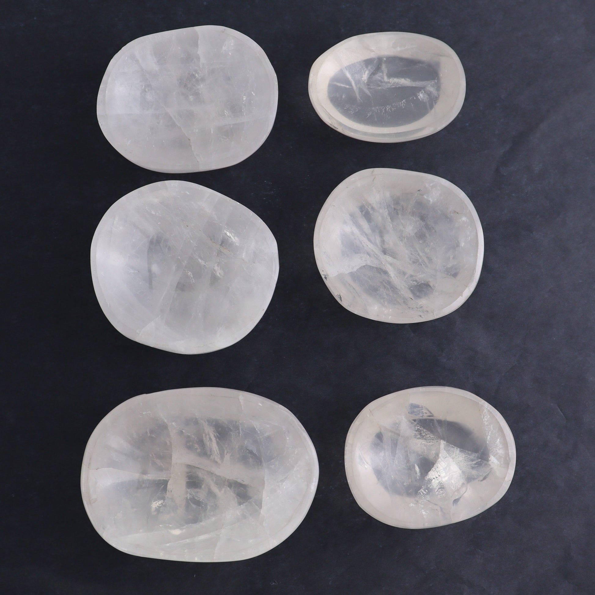 Clear Quartz Bowls Set of 6 - Expert Wholesale and Supplier of Wholesale Crystals & Bulk Gemstones, ["Bowls","Clear Quartz","Madagascar","Quartz"]