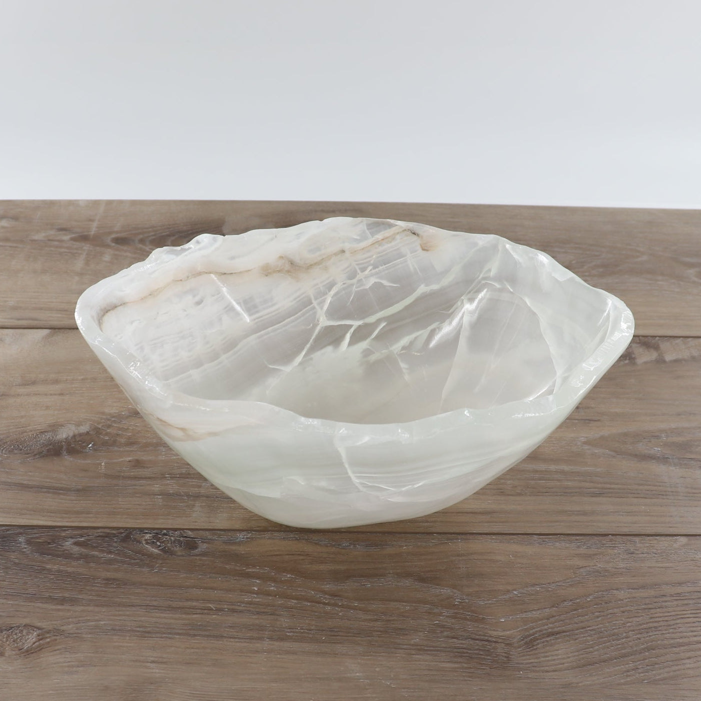 Mexican Onyx/Calcite Bowl 12"
