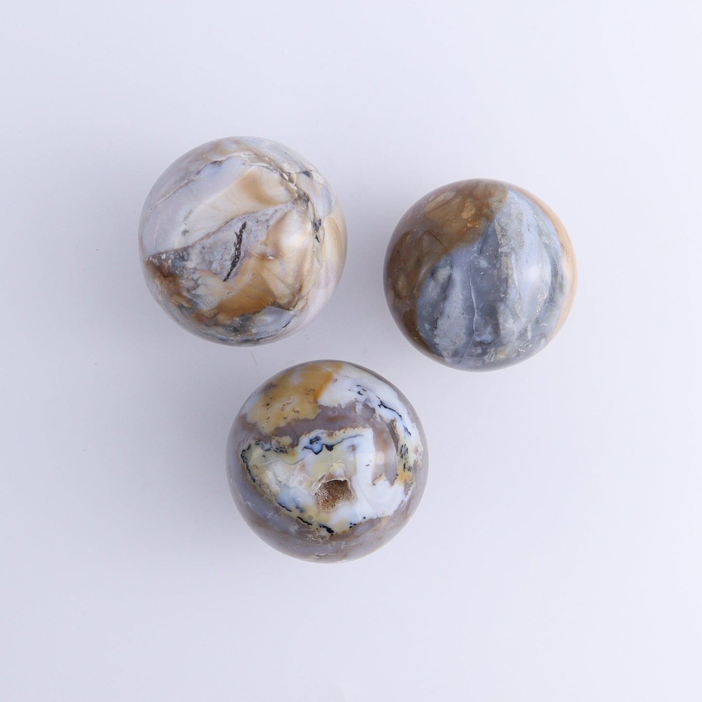 Ocean Jasper Spheres Set of 12 - Expert Wholesale and Supplier of Wholesale Crystals & Bulk Gemstones, ["jasper","Madagascar","Ocean Jasper","Spheres"]