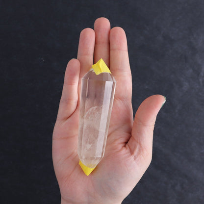 Quartz Faceted Double Points Set of 6