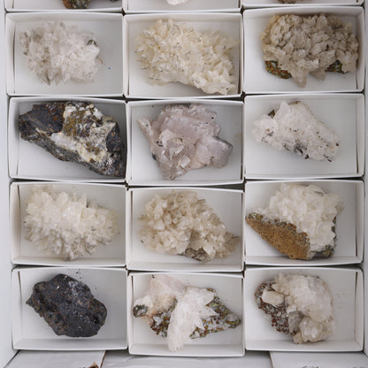 UV Reactive Calcite Flat Set of 18 - Expert Wholesale and Supplier of Wholesale Crystals & Bulk Gemstones, ["Calcite","Freeform","Freeforms","Mexico"]