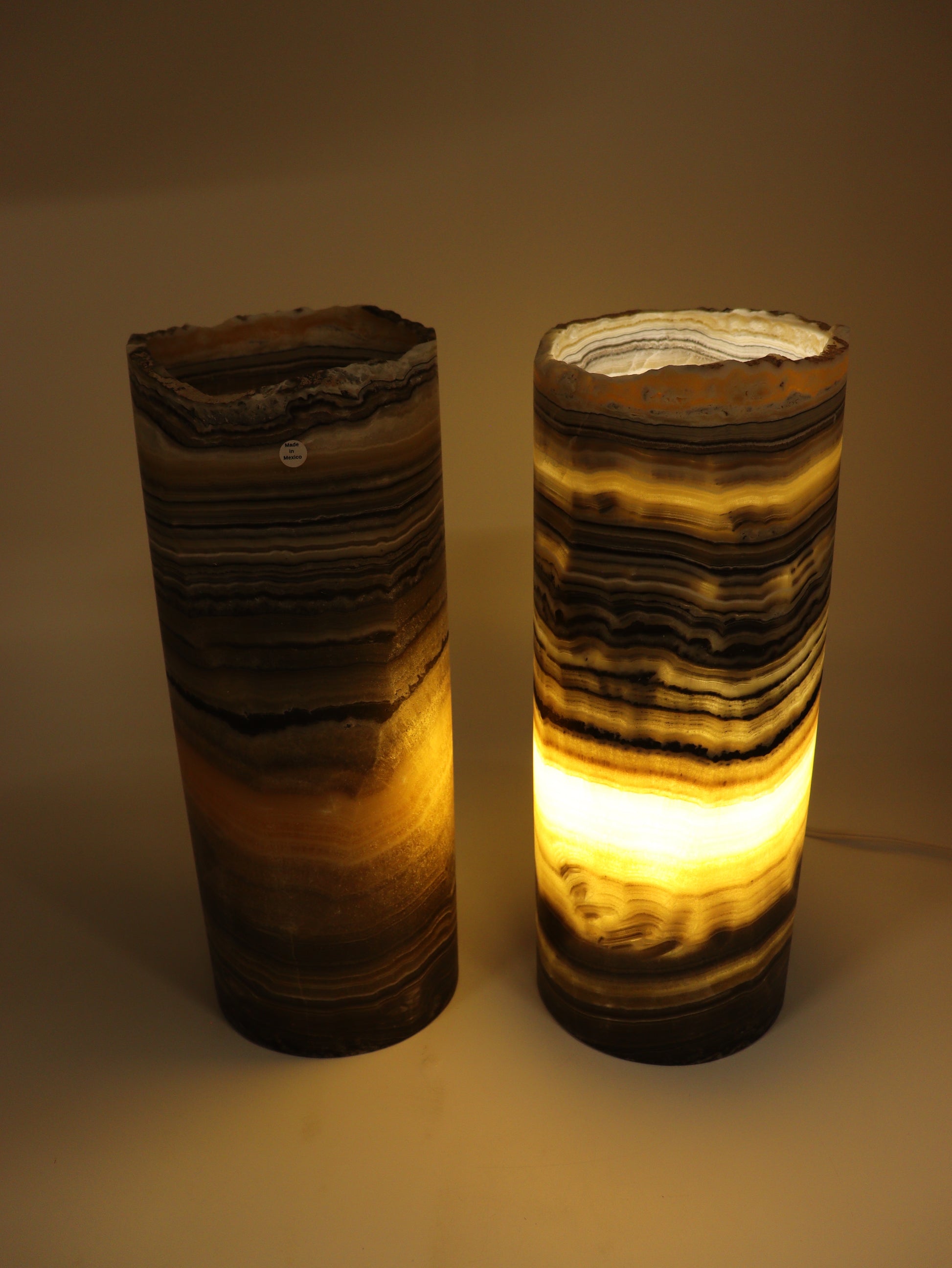 Onyx Lamps Set of 2 - Expert Supplier of Wholesale Crystals & Bulk Gemstones