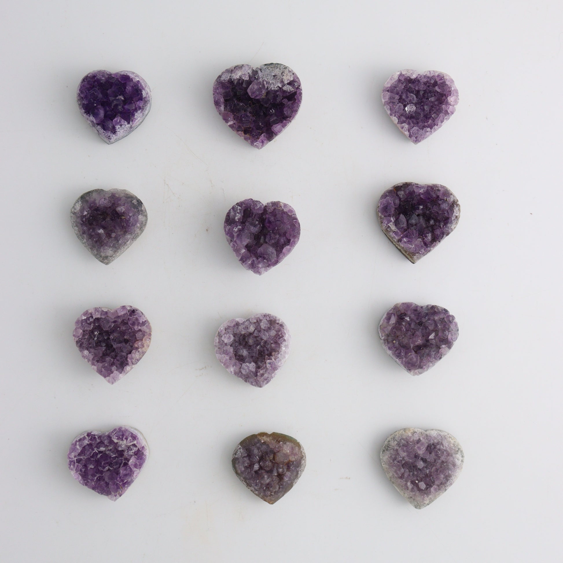 Amethyst Hearts - Expert Wholesale and Supplier of Wholesale Crystals & Bulk Gemstones, ["Amethyst","Brazil","Hearts"]