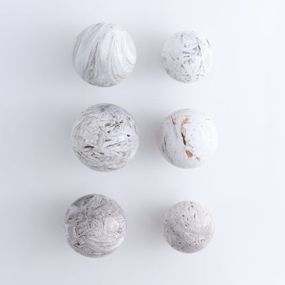 Agate Spheres Set of 6