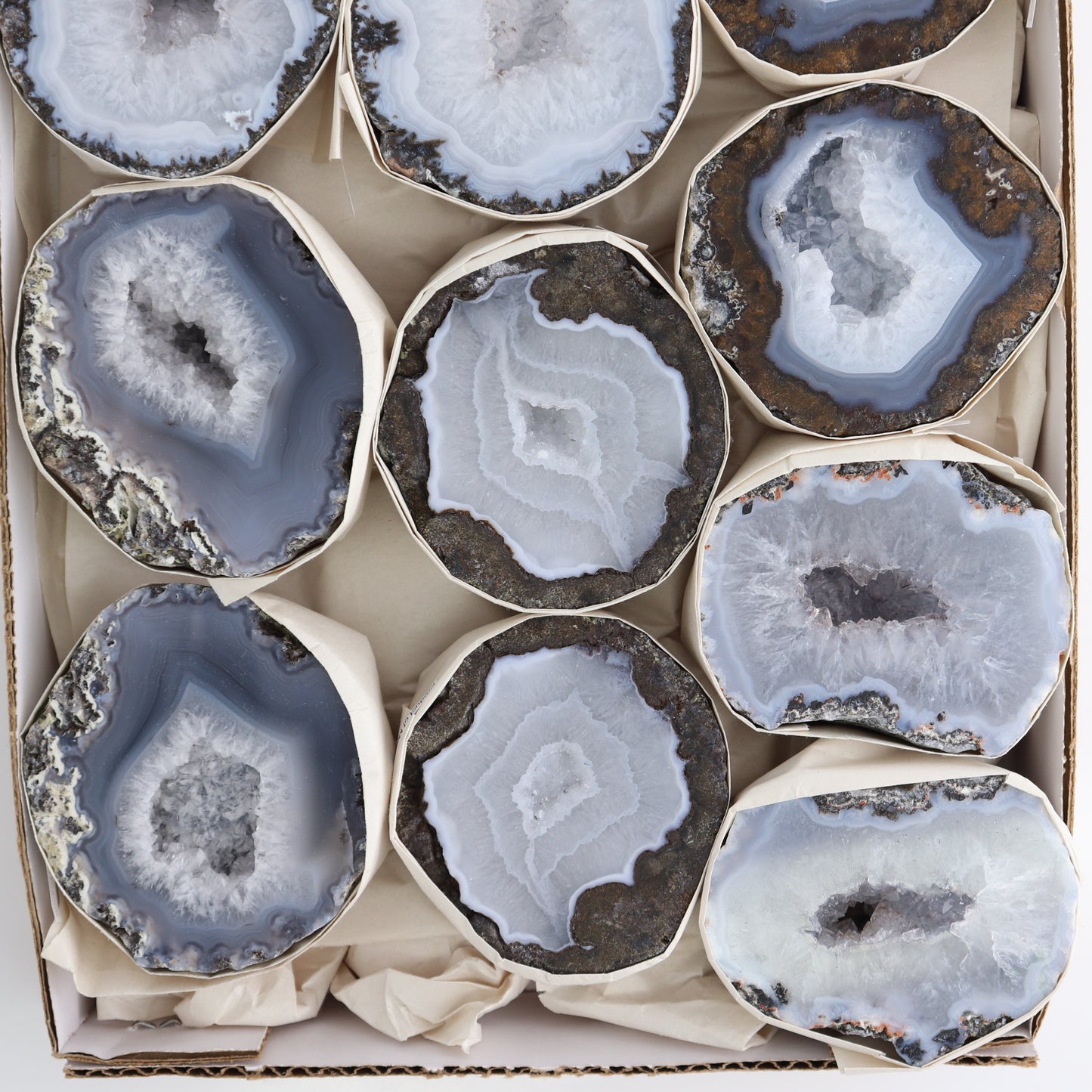 Las Choyas Geodes Set of 10