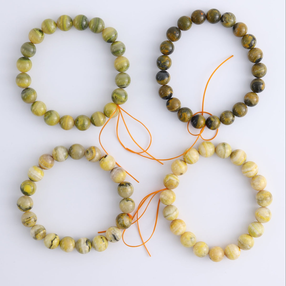One Bumblebee Jasper Bracelet
