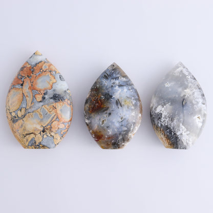 Maligano Jasper Mixed Carvings Set of 7 - Expert Wholesale and Supplier of Wholesale Crystals & Bulk Gemstones, ["Freeform","Freeforms","Hearts","Indonesia","Maligno Jasper","Towers"]