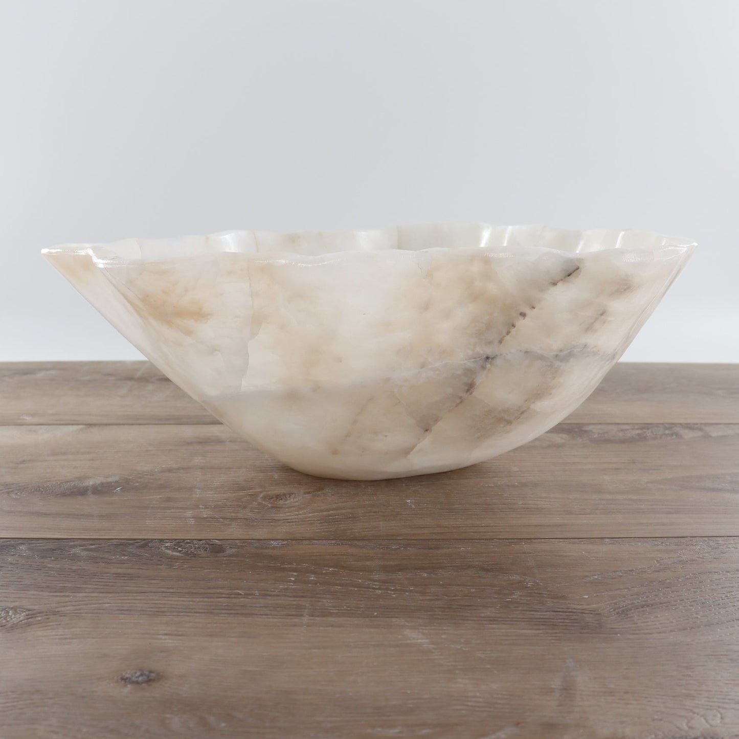 Mexican Onyx/Calcite Bowl 15"