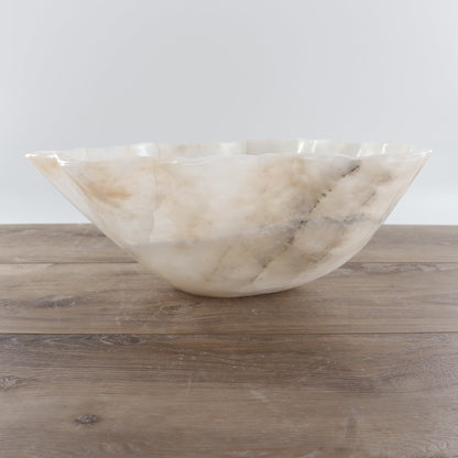Mexican Onyx/Calcite Bowl 15"