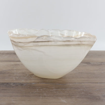Mexican Onyx/Calcite Bowl 12"