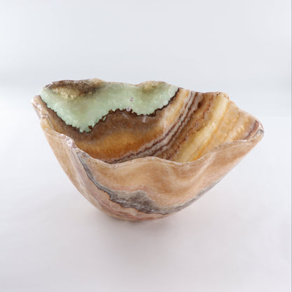 Mexican Onyx/Calcite Bowl - Expert Wholesale and Supplier of Wholesale Crystals & Bulk Gemstones, ["Bowls","Calcite","Mexico","onyx"]