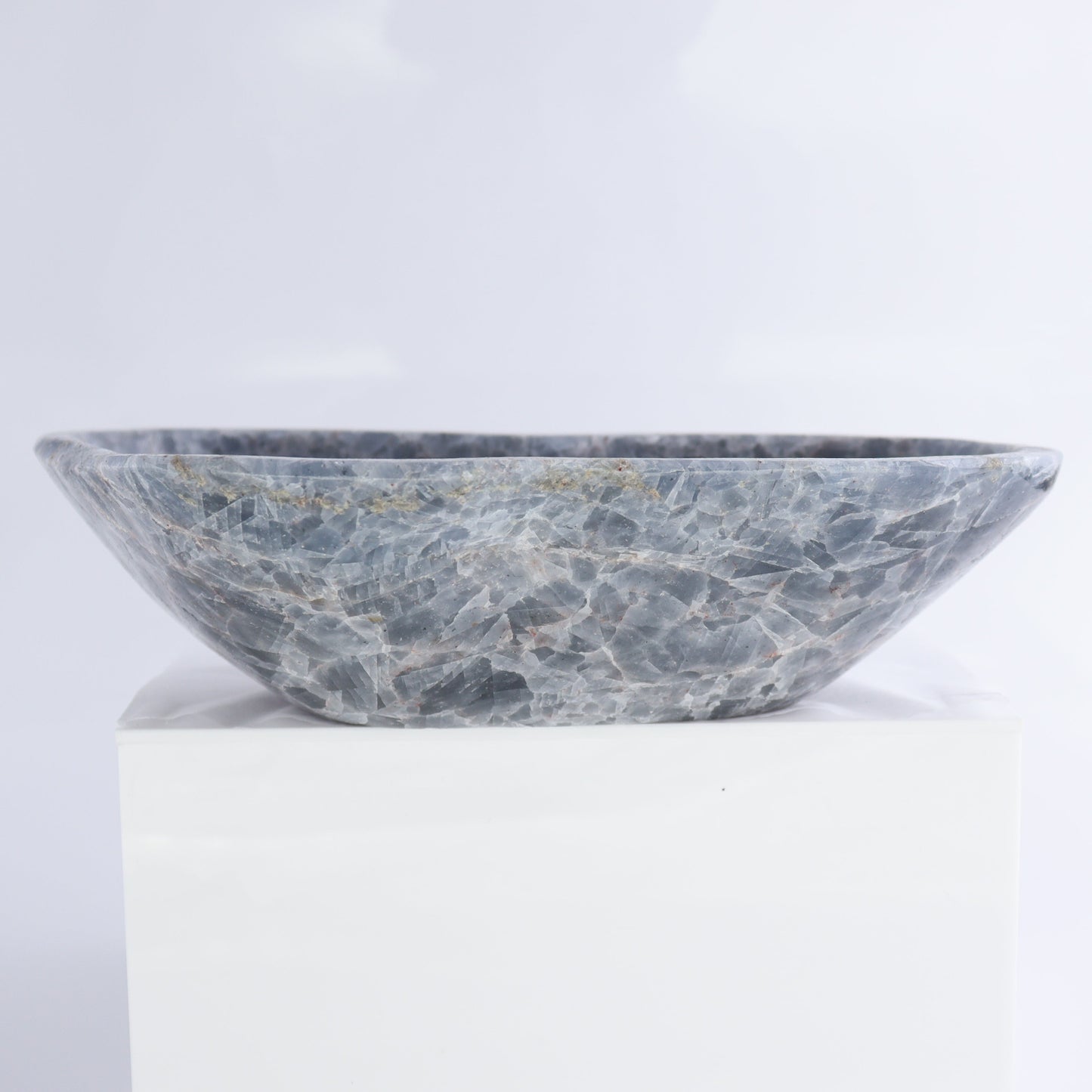 Blue Calcite Bowls Set of 3 - Expert Wholesale and Supplier of Wholesale Crystals & Bulk Gemstones, ["Blue Calcite","bowl","Bowls","Calcite","Mexico"]