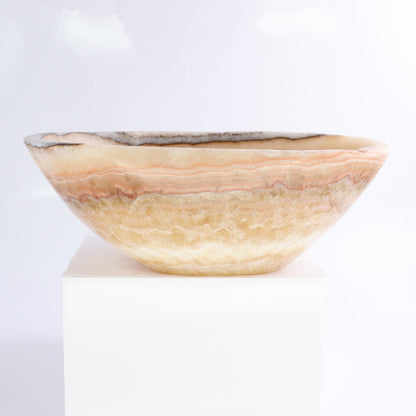 Mexican Onyx/Calcite Bowl - Expert Wholesale and Supplier of Wholesale Crystals & Bulk Gemstones, ["Bowls","Calcite","Mexico","onyx"]
