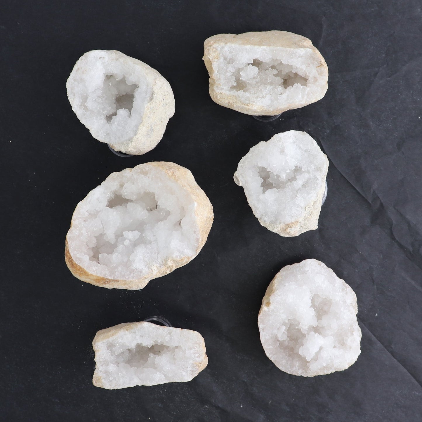 Quartz Geodes Set of 6