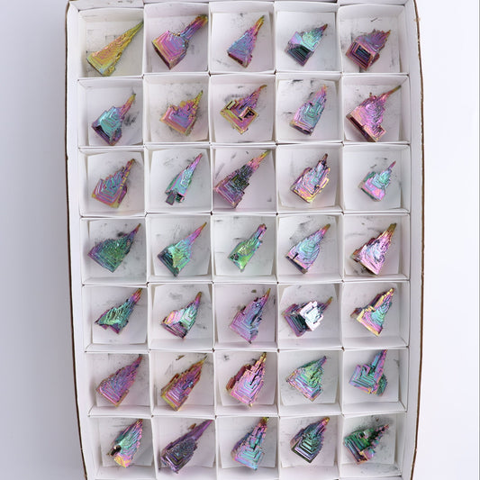 Bismuth Flat of 35 - Expert Wholesale and Supplier of Wholesale Crystals & Bulk Gemstones, ["Bismuth"]