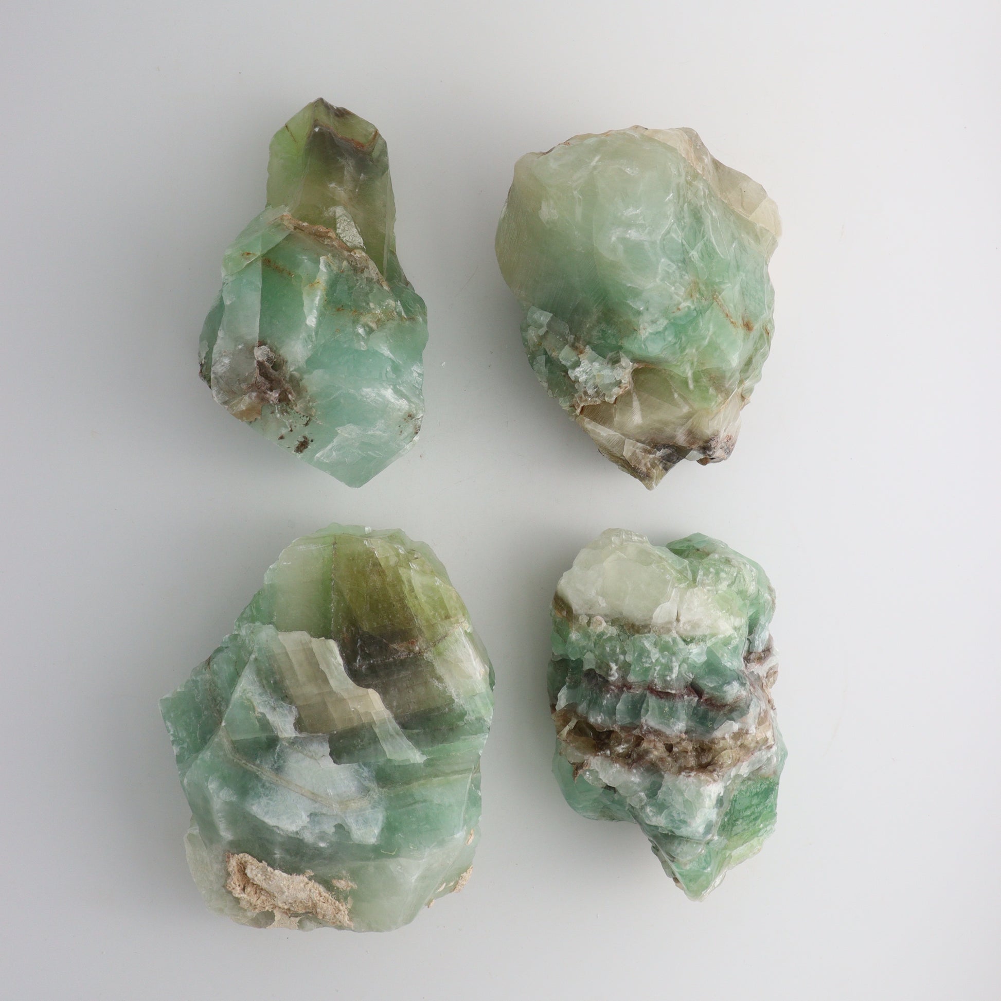 Green Calcite Freeforms - Expert Wholesale and Supplier of Wholesale Crystals & Bulk Gemstones, ["Calcite","Freeforms","Mexico"]