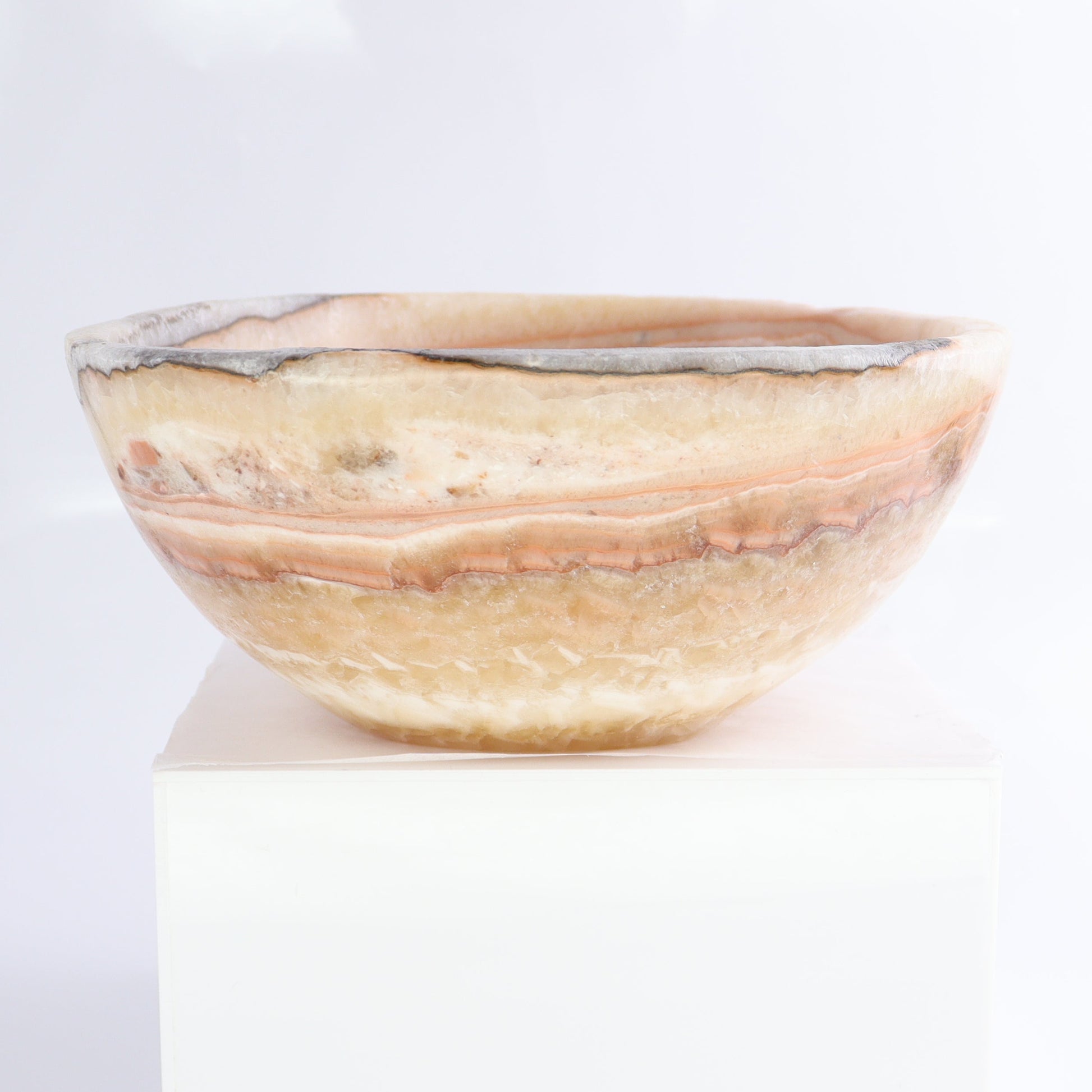Mexican Onyx/Calcite Bowl - Expert Wholesale and Supplier of Wholesale Crystals & Bulk Gemstones, ["Bowls","Calcite","Mexico","onyx"]
