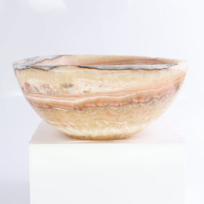 Mexican Onyx/Calcite Bowl - Expert Wholesale and Supplier of Wholesale Crystals & Bulk Gemstones, ["Bowls","Calcite","Mexico","onyx"]